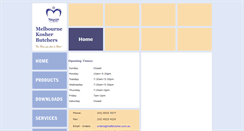 Desktop Screenshot of melbkosher.com.au